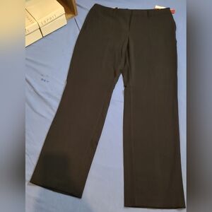 NWT Merona Women's Black Classic Fit Straight Hip/Thigh Pants Sz 12